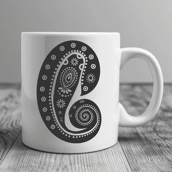 Beautiful Paisley - Laser Engraver DXF