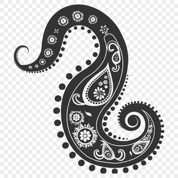 Ornate paisley pattern in vector format.