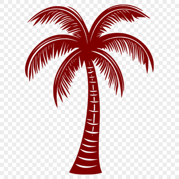 Free Unique Palm Tree Clipart DXF - Commercial Use