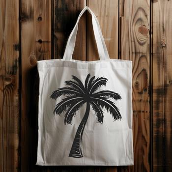 Palm Tree Vector Image In SVG, PNG, PDF And DXF Formats