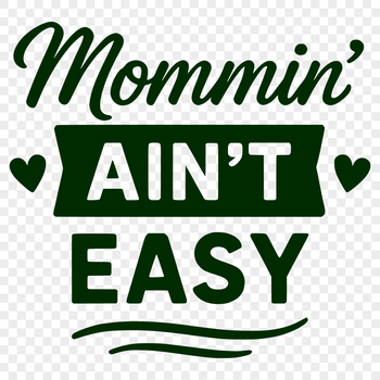Motivational quote about motherhood and parenting, suitable for Mothers Day decorations or gifts.