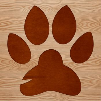 A high-quality vector illustration of animal paw prints, suitable for various designs.