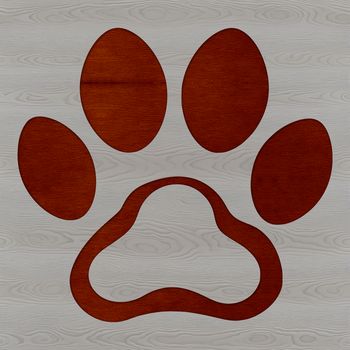 A high-quality digital representation of animal paw prints, suitable for various design and crafting projects.