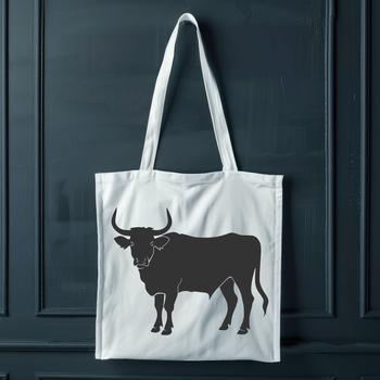 An illustration of a full-body cow with a simple design, suitable for commercial or personal projects.