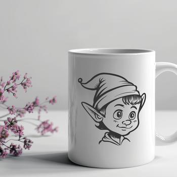 Elf SVG, PNG, PDF And DXF Files