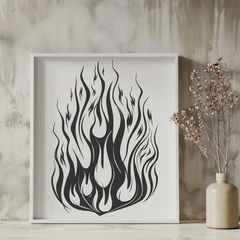 Stunning Fire - Vinyl SVG