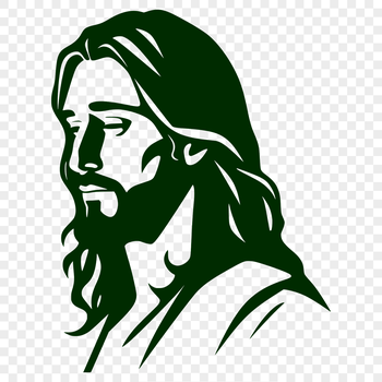 A digital representation of a biblical figure in a formal attire.