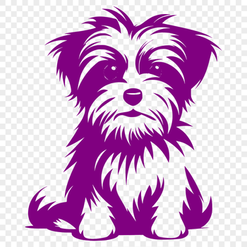 Free Unique Morkie Stencil