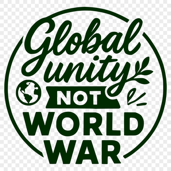 Collection of inspirational anti war quotes in a clean vector format for easy customization.
