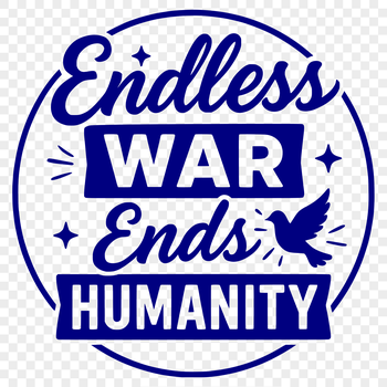 Anti war quotes illustration in vector format for commercial and personal use.