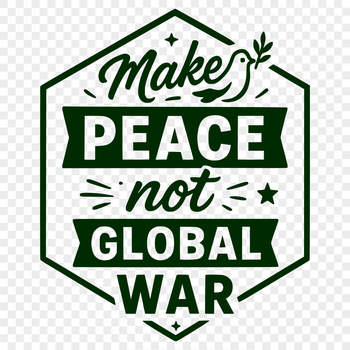 Anti War Quotes SVG file featuring inspirational phrases promoting peace and nonviolence.