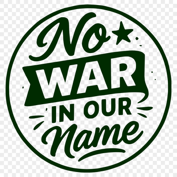 Anti war quotes in a clean vector font