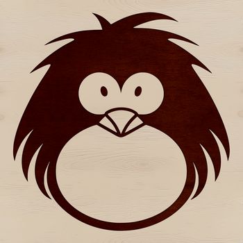 A digital illustration of a penguin's head, suitable for vector graphics and commercial or personal use.
