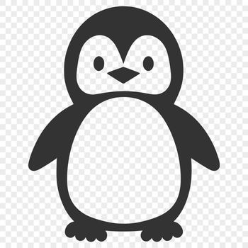 Beautiful Penguin SVG