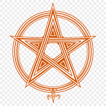 Unique Pentagram Illustration