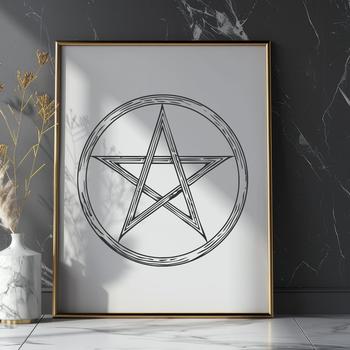 Pentagram In DXF