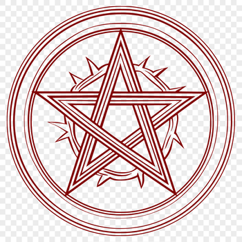 Unique Pentagram PNG