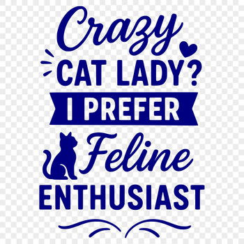 Funny cat quote graphic design template created as a vector SVG file.