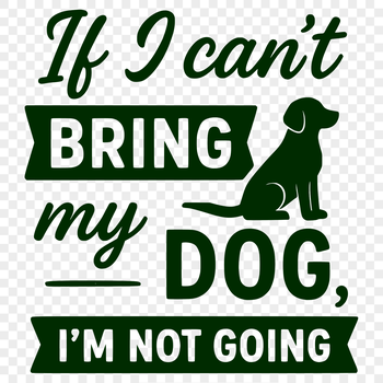 A collection of humorous quotes about dogs in vector format.