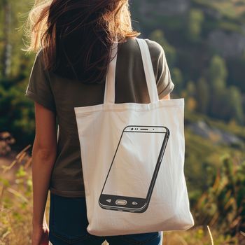 A high-quality illustration of a modern cell phone with detailed features.