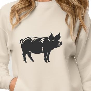 Pig In SVG