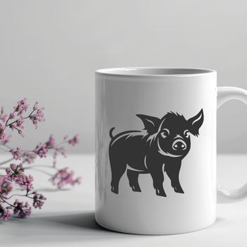 Beautiful Standing Pig Image