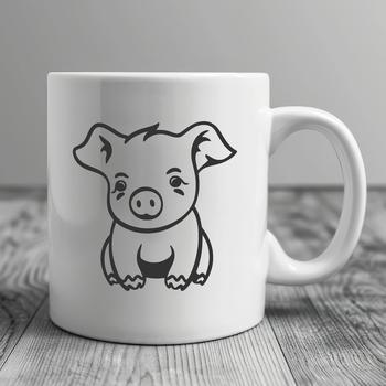 Stunning Piglet SVG, PNG, PDF And DXF Files