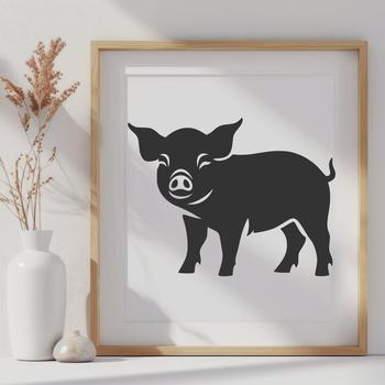 Stunning Pig - Laser DXF