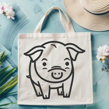 Creative Pig In PNG & SVG