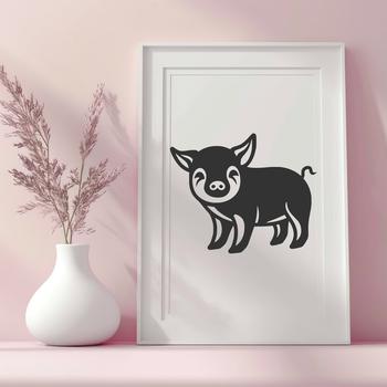 Creative Piglet Digital Art