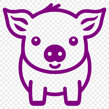 Artistic Pig - For Cricut Project