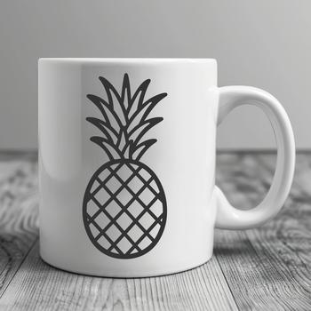 Free Unique Pineapple Digital Drawing