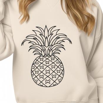 Beautiful Pineapple In SVG & PNG