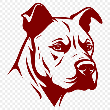 Artistic Pitbull Decal