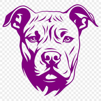 Stunning Pitbull SVG, PNG, PDF And DXF Files