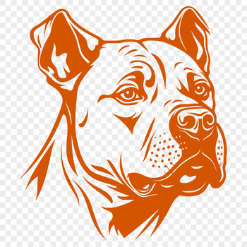Creative Pitbull Printable Image