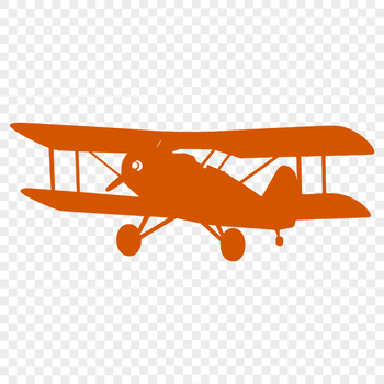 A single-engine airplane in flight with white clouds.