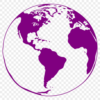 A digital illustration of our planet Earth in vector format.