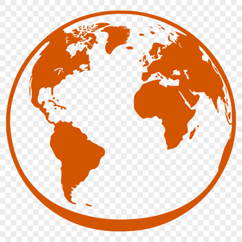 A high-quality digital illustration of our planet Earth in a 2D vector format.