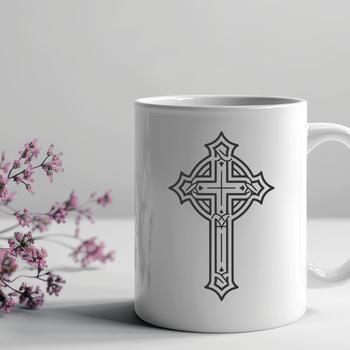 Ornate Cross In SVG & PNG