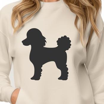 Unique Standing Poodle SVG