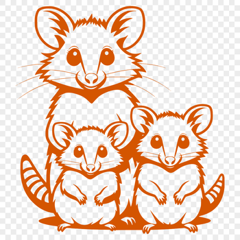 A small, furry wild animal with pointed snout and prehensile tail.