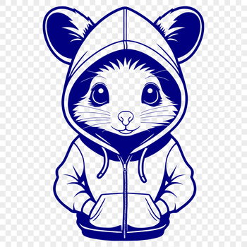 Possum animal illustration in vector format.