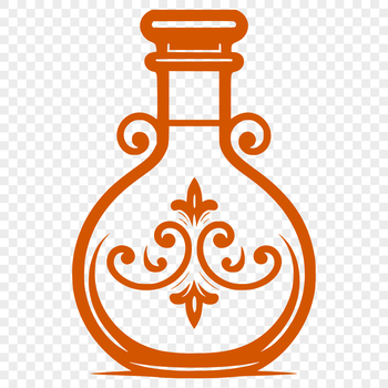 Free Unique Potion Bottle Vector Drawing