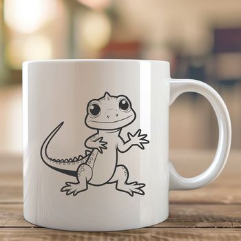 A colorful lizard illustration, ideal for vector design projects.