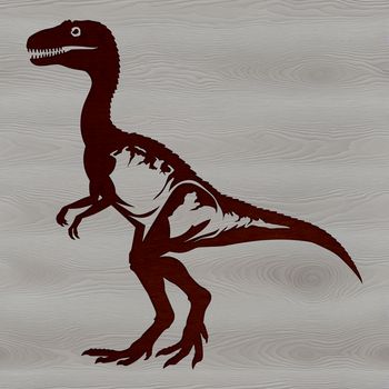 A prehistoric dino illustration rendered as a scalable vector graphic.
