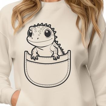 A digital illustration of a lizard, created as a vector art file for scalable designs.