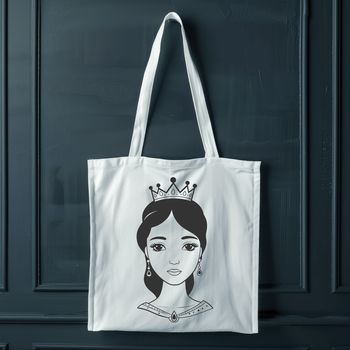 Illustration of a princess figure in a decorative design style suitable for digital cutting machines or laser cutters.