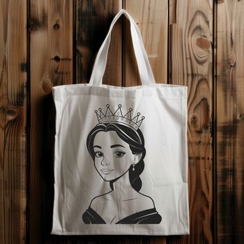 Cartoon princess figure designed as clip art with clean lines.