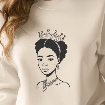 A young female princess in a traditional gown.